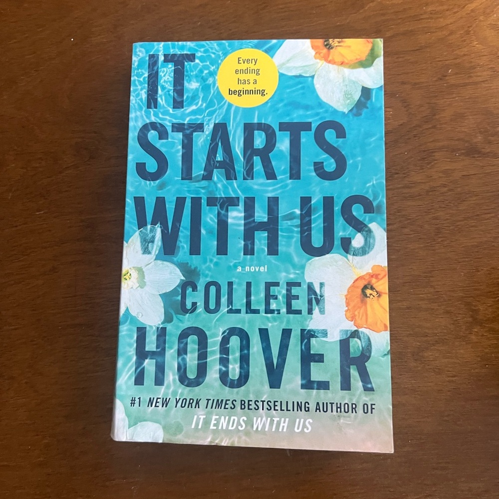 'It Starts With Us' Book - Blue Cover